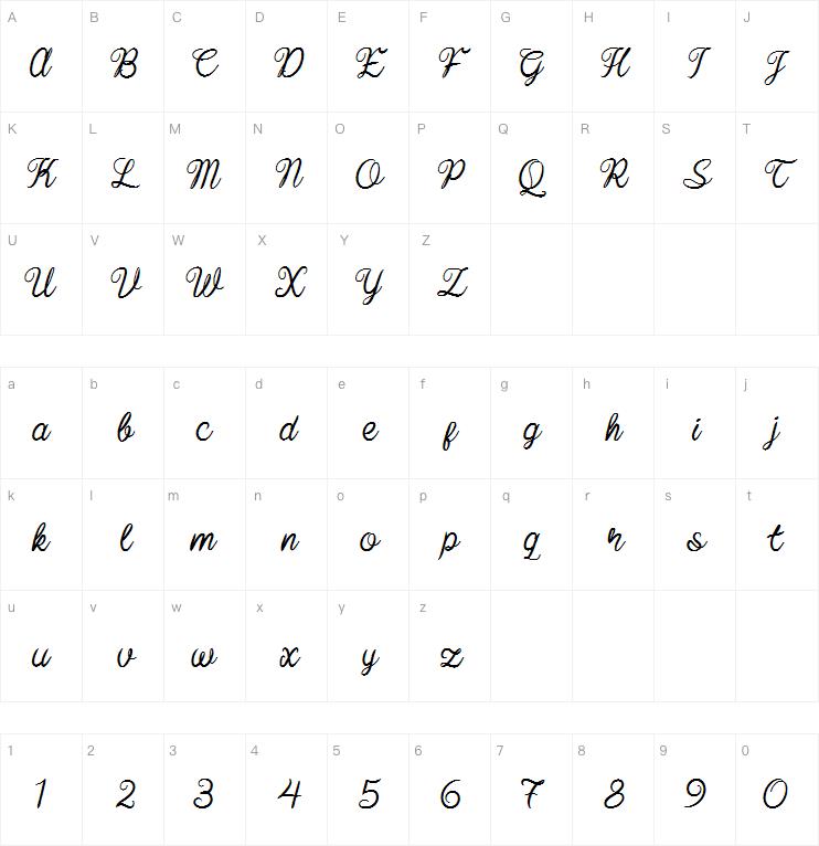 Baline Script字体