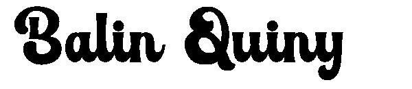 Balin Quiny字体