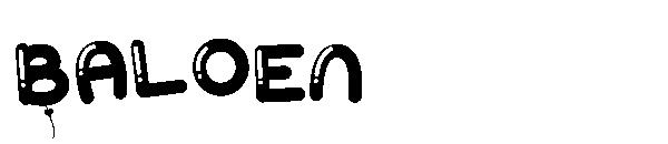 Baloen字体