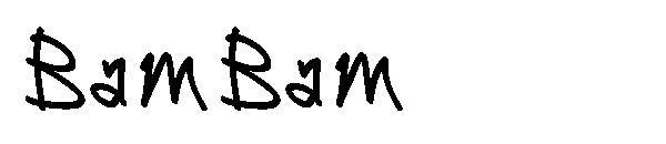 BamBam字体