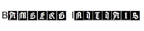 Bamberg Initials字体