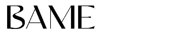 Bame字体
