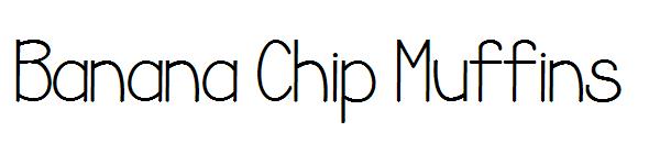 Banana Chip Muffins字体