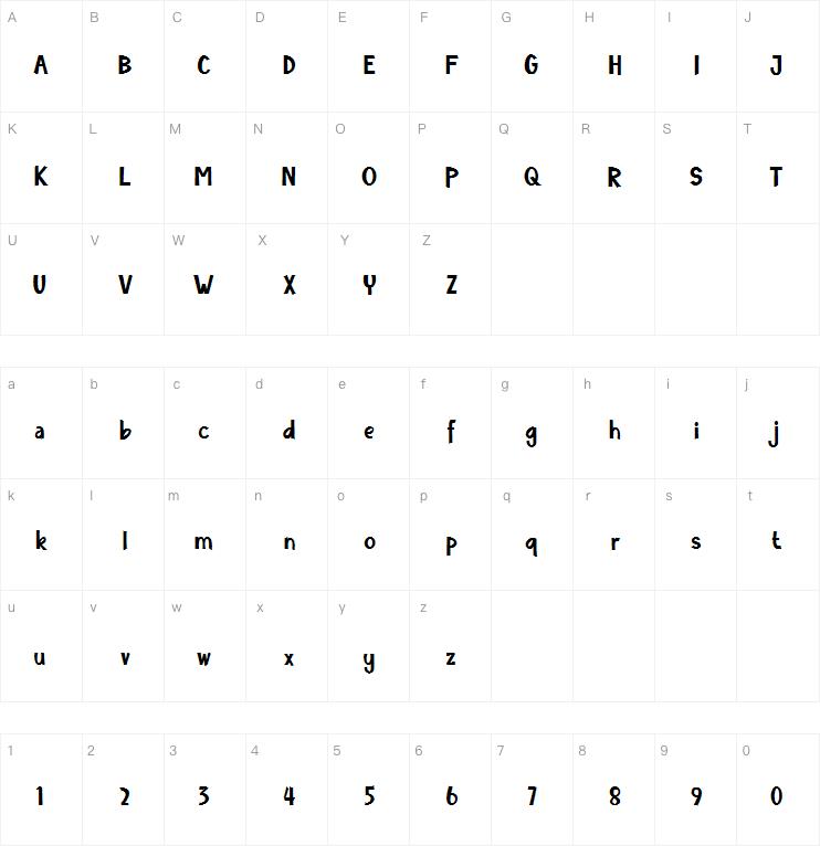 Banana Country字体
