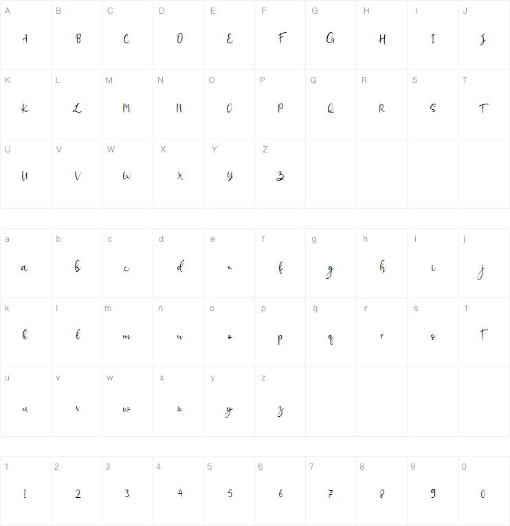 banitta Script字体