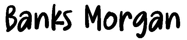 Banks Morgan字体