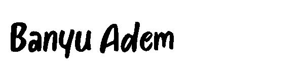 Banyu Adem字体