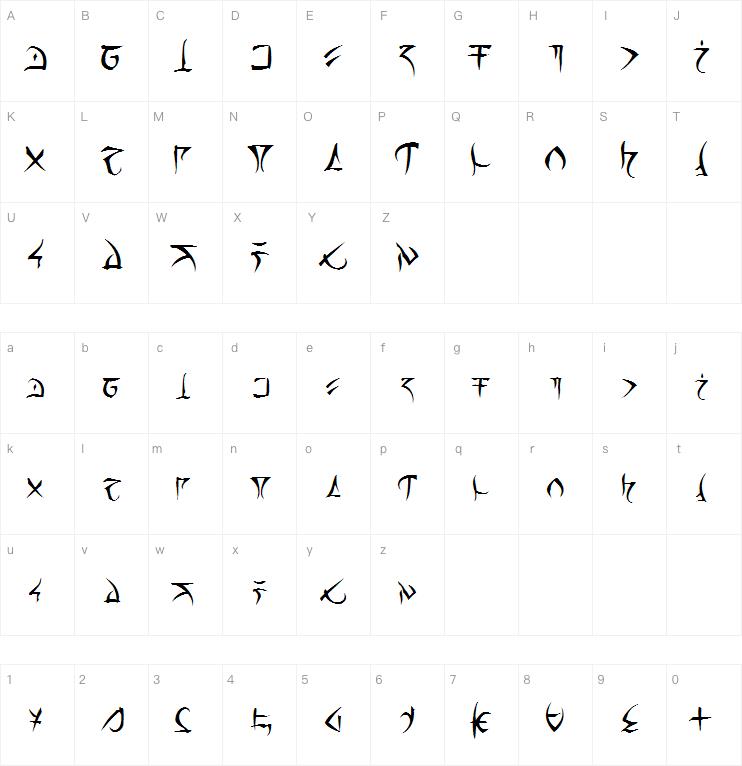 Barazhad字体