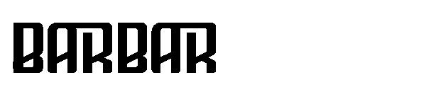 Barbar字体