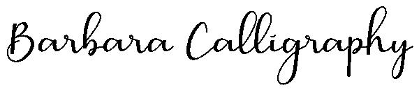 Barbara Calligraphy字体