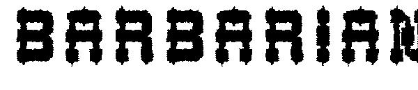BARBARIAN字体