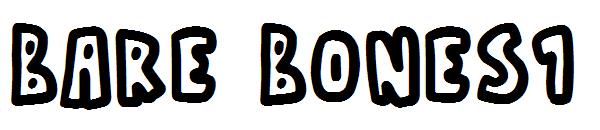 Bare Bones1字体