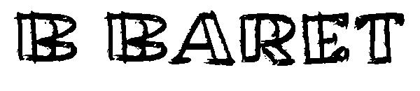 b Baret字体