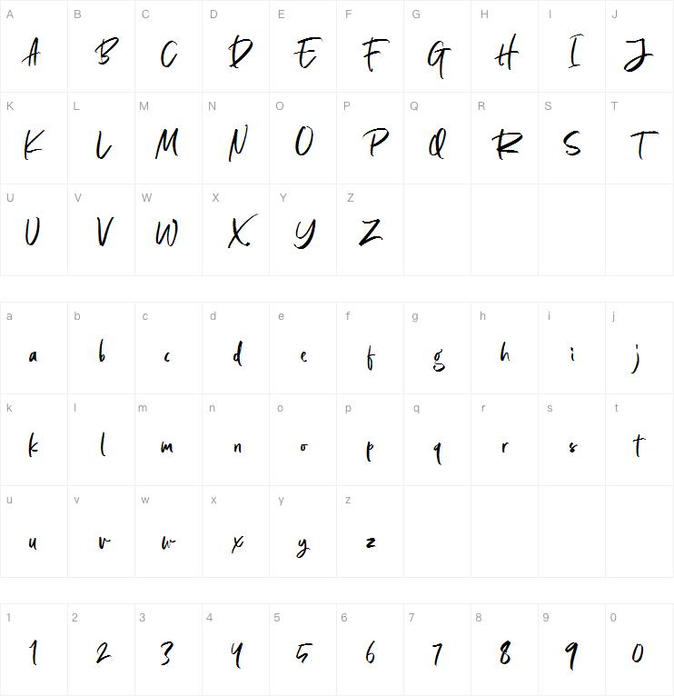 Bargitta Solid字体