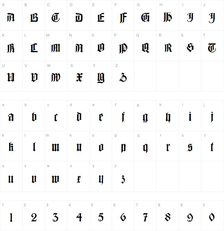 Barlosius Edged字体