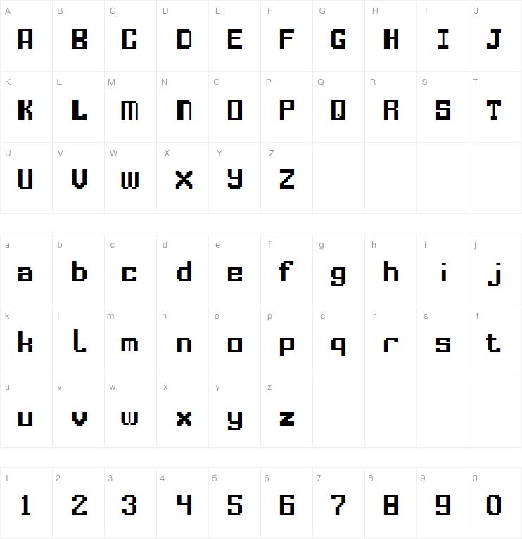 Barndomsfirkante字体