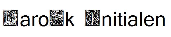 Barock Initialen字体