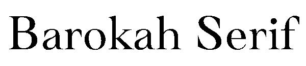 Barokah Serif字体