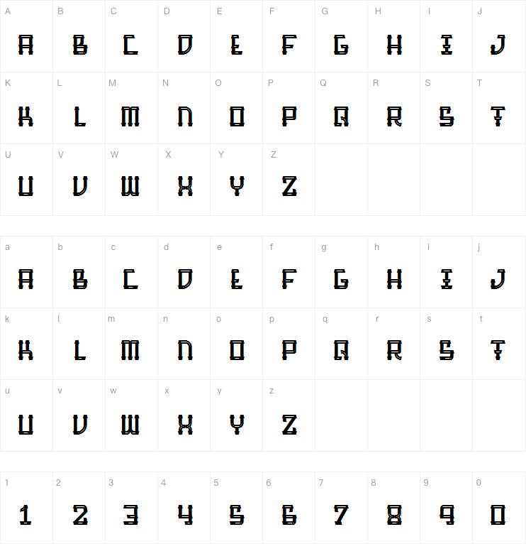 BarqueInline字体