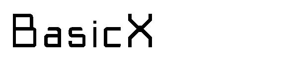 BasicX字体