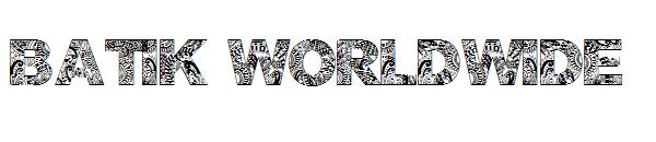 BATIK WORLDWIDE字体