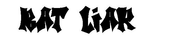  Bat Liar 字体