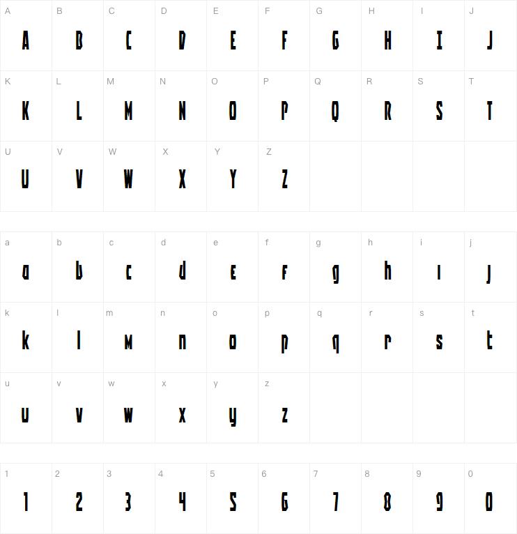 Battleworld字体