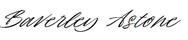 Baverley Astone字体