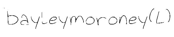 bayleymoroney(L)字体