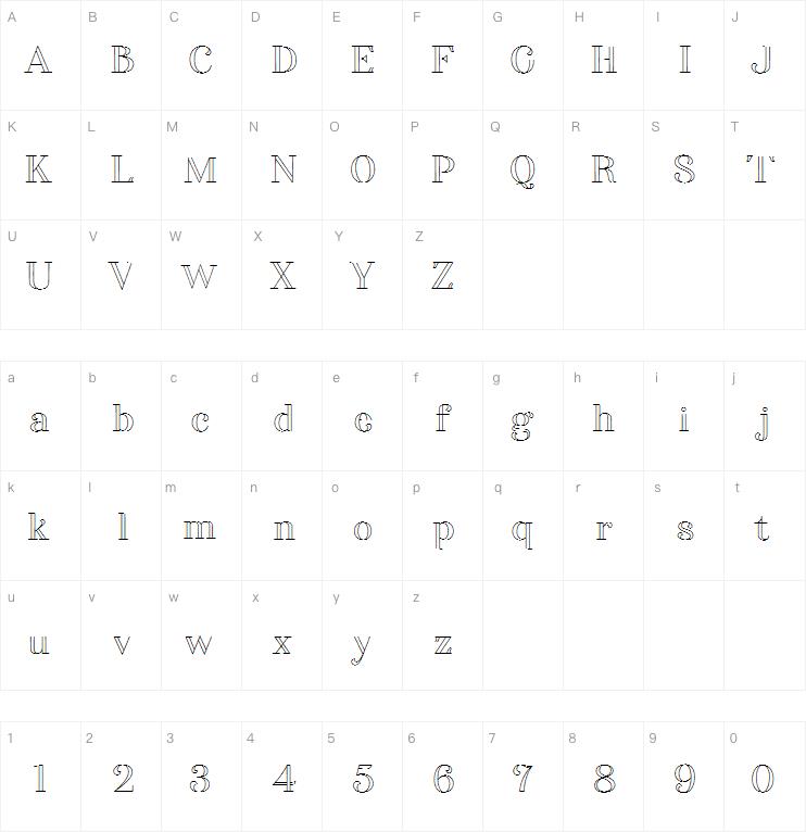 BB Torn In Two字体