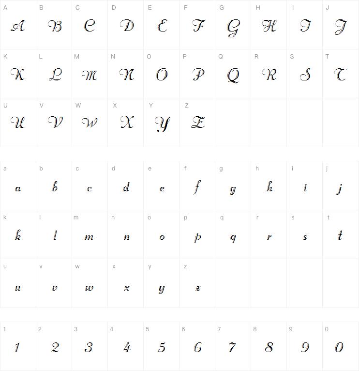 Beachman Script字体
