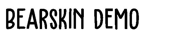Bearskin DEMO字体