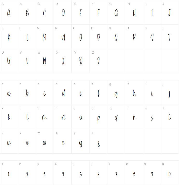 Beautiful Blossoms字体