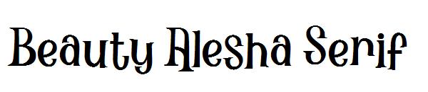 Beauty Alesha Serif字体