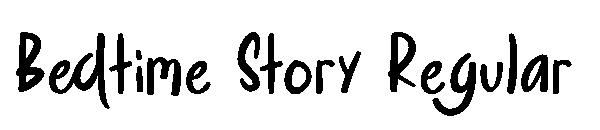 Bedtime Story Regular字体