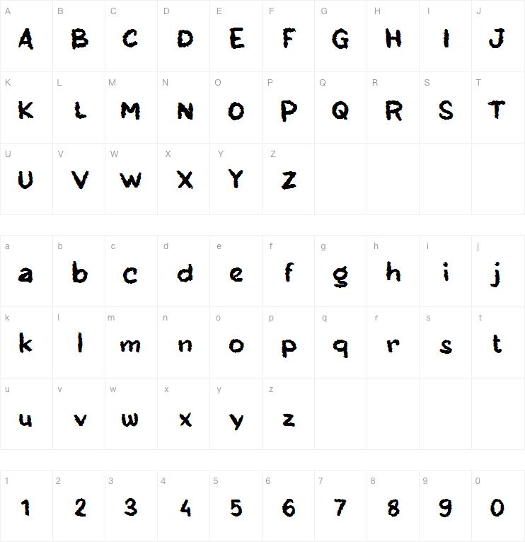 b Beef Teriyaki字体