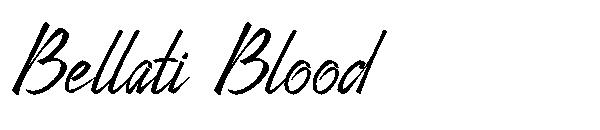 Bellati Blood字体