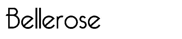 Bellerose字体
