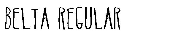 Belta Regular字体