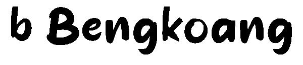 b Bengkoang字体