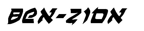 Ben-Zion字体