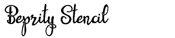 Beprity Stencil字体