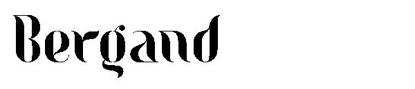 Bergand字体