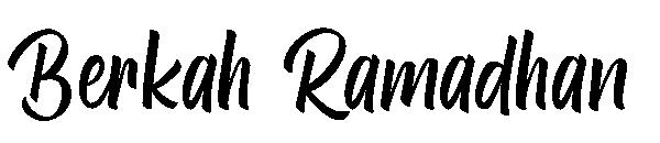 Berkah Ramadhan字体