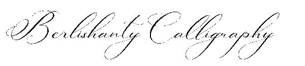 Berlishanty Calligraphy字体