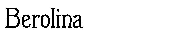 Berolina字体