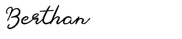 Berthan字体
