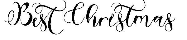 Best Christmas字体