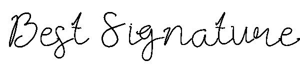 Best Signature