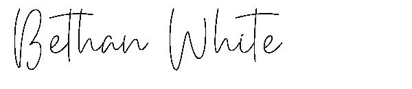 Bethan White字体